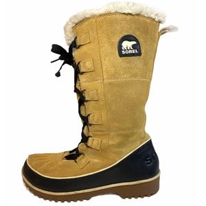 SOREL WOMEN’S TIVOLI HIGH II CURRY Boots Size 8.5